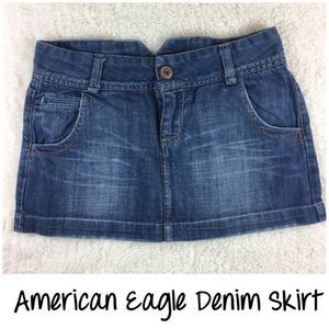 American Eagle Denim Skirt sz 4